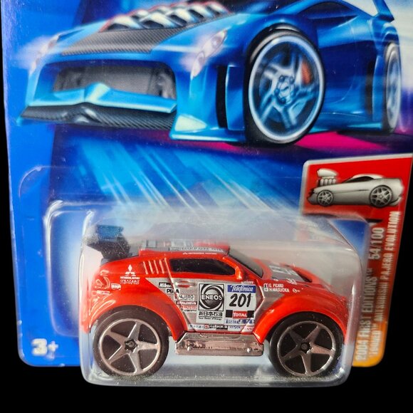 🆕️  HOT WHEELS 2004 First Editions Tooned Mitsubishi Pajero Evolution - Picture 2 of 6